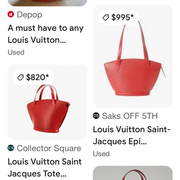 ❤️TRADED❤️Louis Vuitton epi red bb handbag preowned - Picture 9 of 12